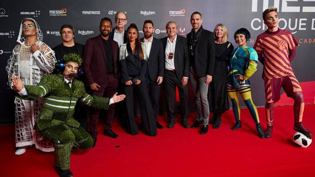 La "Pulga" y Antonela Roccuzzo asistieron al estreno mundial del show en octubre de 2019.