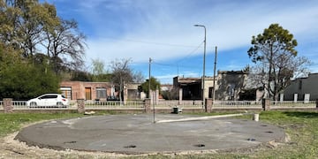 Gonzales Chaves: Se construye una pérgola en el Museo Histórico gracias a la donación de la Fundación Techint