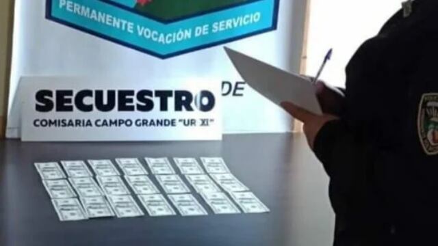 Estafa en Campo Grande: vendió su camioneta y le pagaron con dólares falsos.