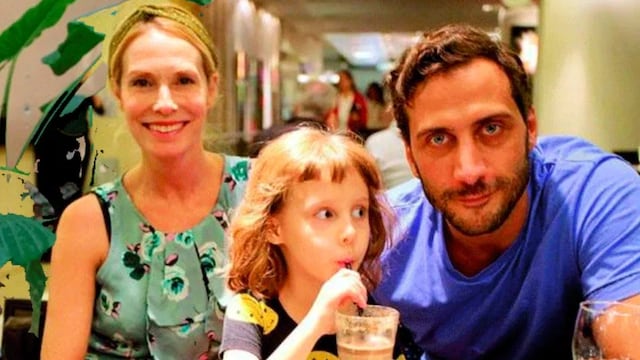 Luciano Cáceres y Gloria Carrá tuvieron juntos a Amelia.