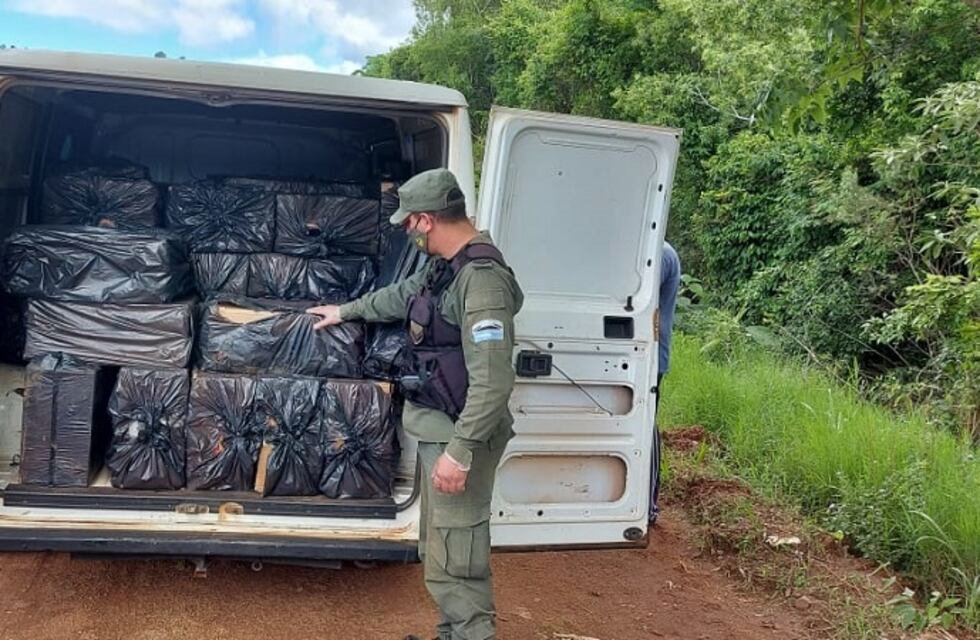 Gendarmería Nacional incautó cigarrillos de contrabando sobre la Ruta Provincial N°11
