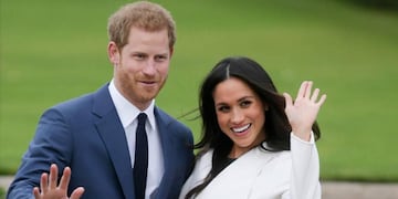 El príncipe Enrique y Meghan Markle. (AP)