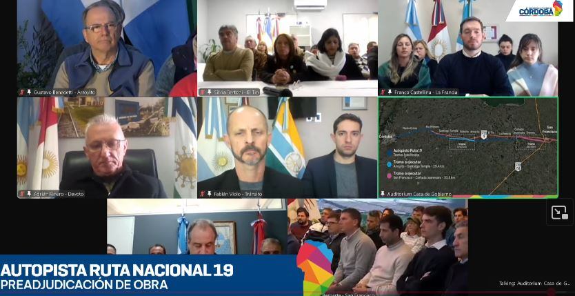 Preadjudicación para la finalización de la obra de la Autopista Nacional N.º 19