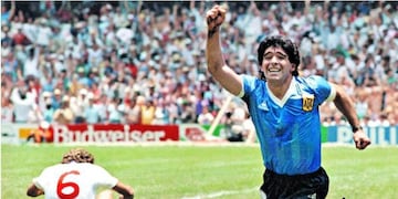 Diego Maradona, en sus épocas doradas en el fútbol. Foto: Gentileza.