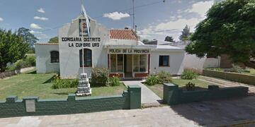 LA CUMBRE. La comisaría donde ocurrió el robo (Imagen de Google Street View).