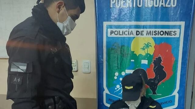 Hallan abandonado a un bebé en un yerbal en Colonia Wanda.
