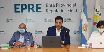 La audiencia pública realizada esta mañana para definir el incremento que tendrá el Valor Agregado de Distribución (VAD). Gentileza EPRE