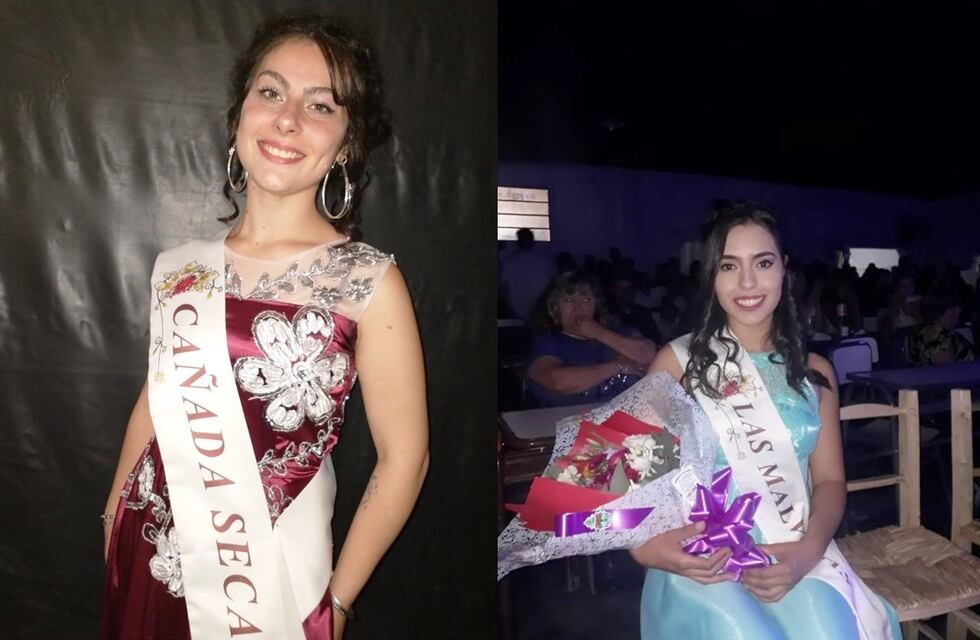 Vendimia en San Rafael: Cañada Seca y Las Malvinas coronaron a Priscila y Ana Belén