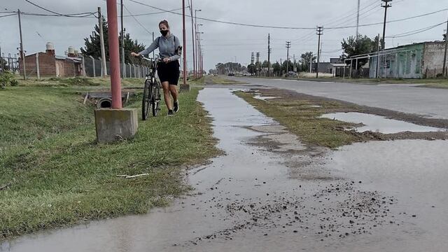 La bicisenda ubicada sobre la Avenida Chaves, desde Escalada hasta la República de Italia.