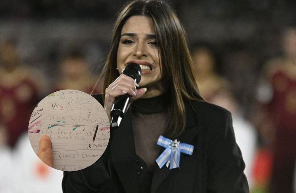 Euge Quevedo compartió inéditas imágenes de sus ensayos del Himno Nacional