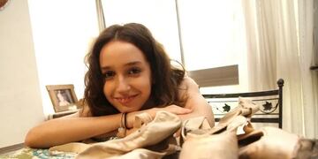 Giuliana, de tan solo 13 años, tendrá que viajar a Londres para audicionar en una de las escuelas de danza más importantes del mundo. Marcos Urisa/Diario de Cuyo