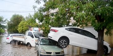 Reciben donaciones en Córdoba para las víctimas del temporal en Bahía Blanca.