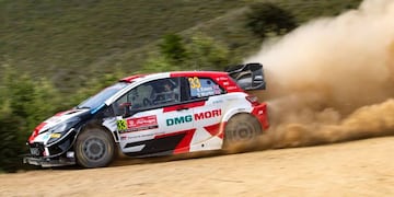 Evans intenta lograr el tercer triunfo de Toyota en el año.