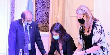 Grynzpan fue reelecta por unanimidad. SI San Juan.