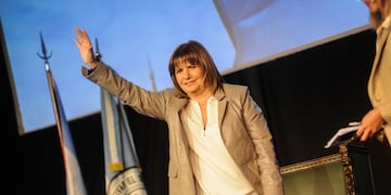 Patricia Bullrich  en la rural 2023
Foto Federico Lopez Claro