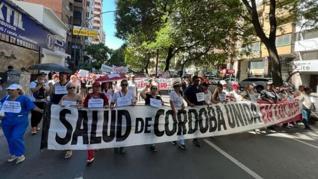 Los reclamos de los profesionales de la salud fueron atendidos en Córdoba.