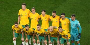 Australia, el próximo rival de Argentina en octavos de Qatar 2022. Foto: AP.