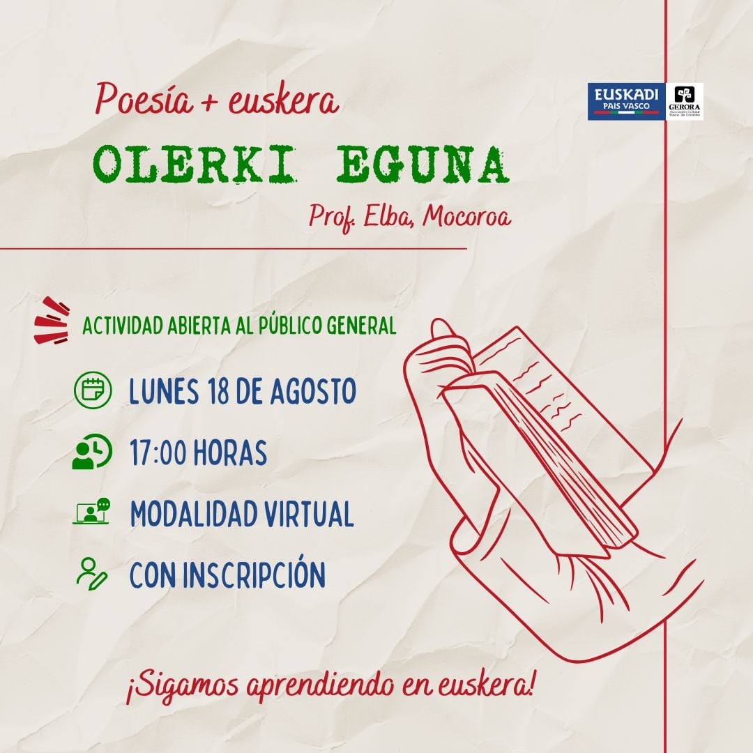 jornada de literatura en euskera