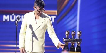 Bad Bunny en los Premios Billboard.