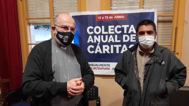 Presentación de la colecta del Arzobispo de Bahía Blanca, monseñor Carlos Aspiroz Costa