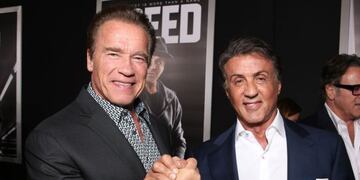 Sylvester Stallone y Arnold Schwarzenegger.