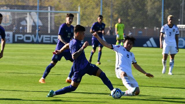 La Selección Argentina venció a Japón 2-1 en el último amistoso previo al arranque del Mundial Sub 20. Foto: Prensa AFA.