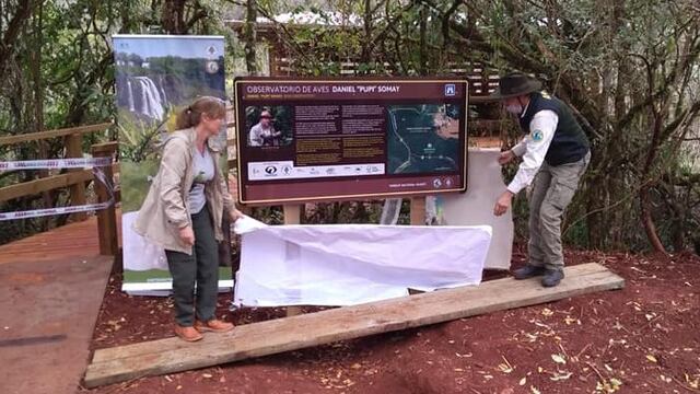 Parque Nacional Iguazú: habilitaron el nuevo mirador de aves Daniel “Pupi” Somay
