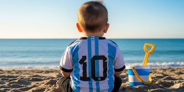 Imagen de bebe argentino creada por Gemini.