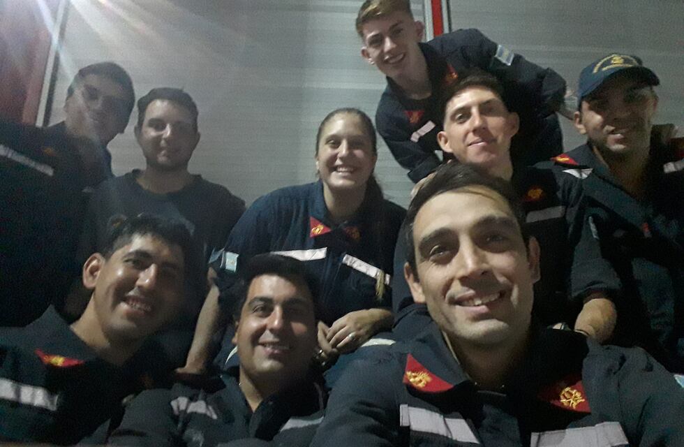 Maia Hammerchmithd se convirtió en la primera bombera del cuartel de Tres Arroyos