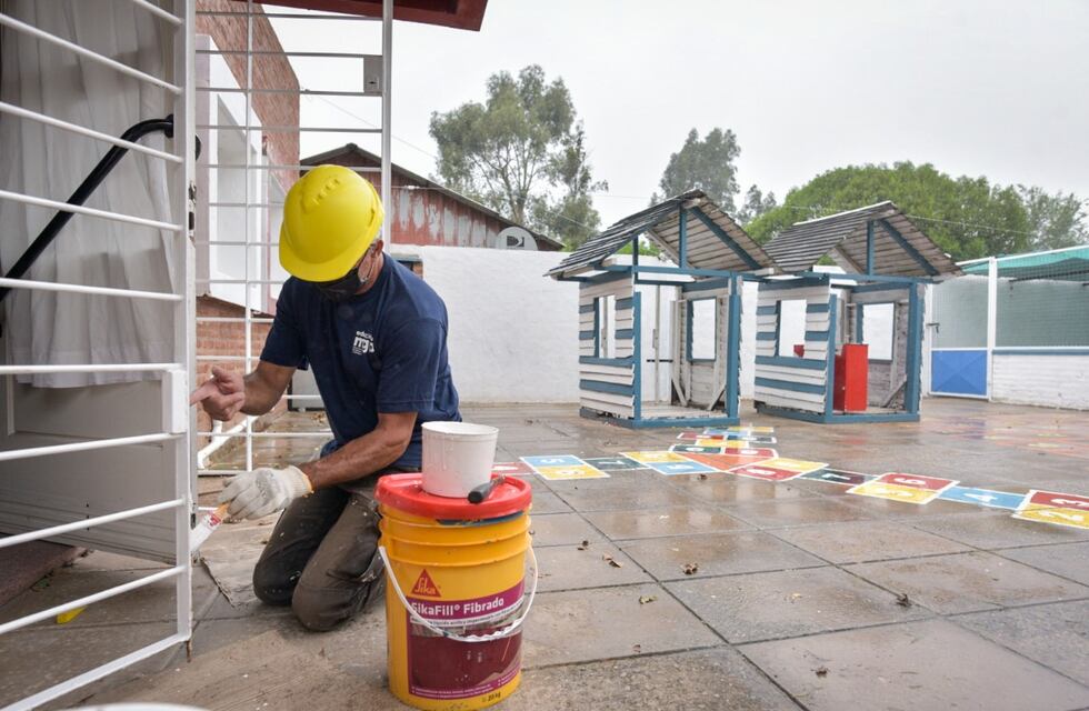 Avanzan las obras en el Jardín Municipal Nº18