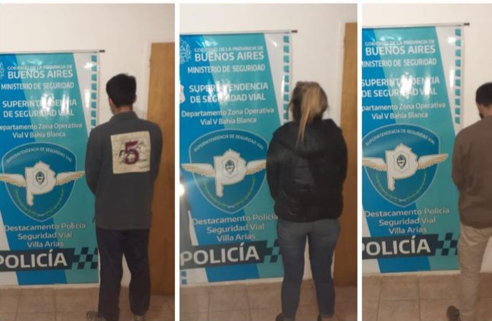 Tres detenidos en Dorrego por comercialización de estupefacientes