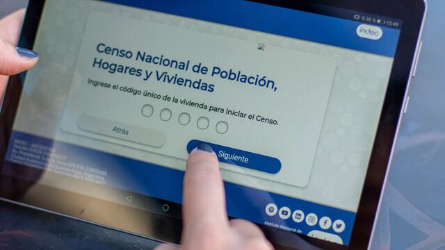 Censo 2022. Más del 50% de los sanrafaelinos lo completó de forma digital. (Prensa Indec/Archivo)