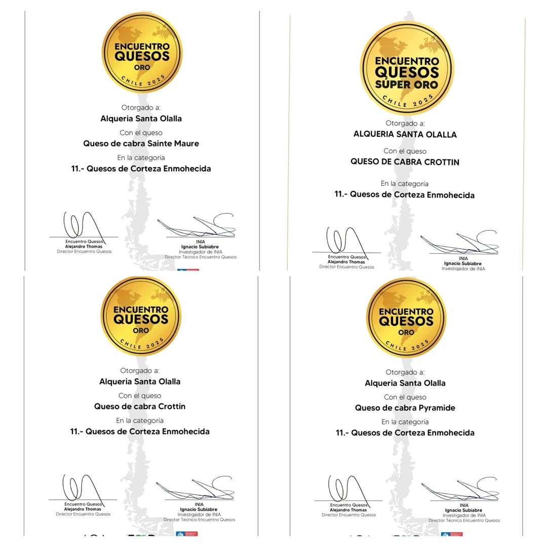 Los quesos de Córdoba premiados a nivel internacional.