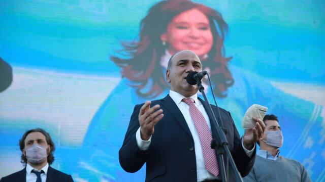 Acto desde el Hipódromo de Tucumán.