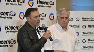 Elecciones. Expectativa en el búnker de Hacemos por Nuestro País. El diputado Carlos Gutiérrez y el ministro Julián López dieron detalles de la elección (La Voz).