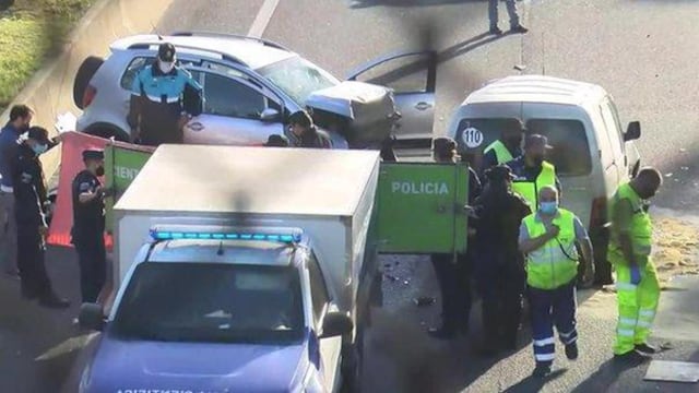 Dos muertos por choque fatal en Acceso Oeste, a la altura de Haedo.