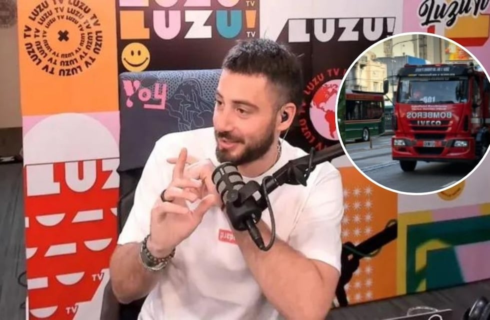 Se incendió el edificio de Luzu TV mientras estaban en vivo: así quedó el lugar