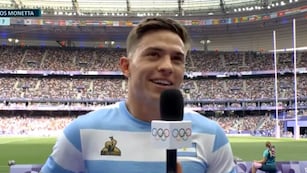 Marcos Moneta no se quedó callado ante los silbidos del público.