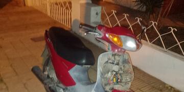 La moto robada y recuperada