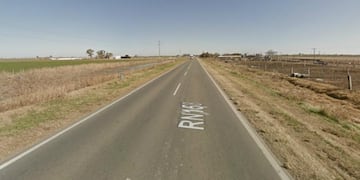 El suceso ocurrió sobre la ruta 158.