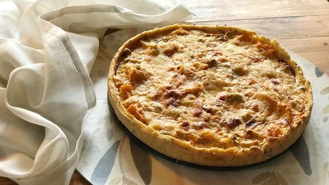 Tarta de Calabaza y Hongos