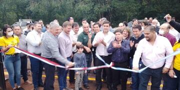 Inauguraron obras realizadas por la DVP en Eldorado