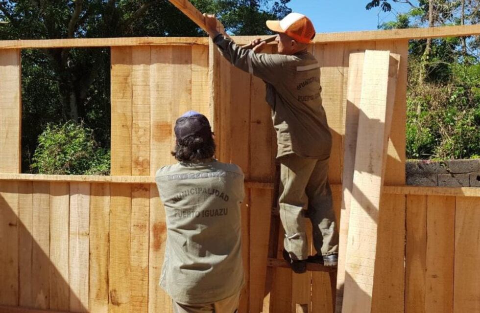Puerto Iguazú: asistieron a un vecino damnificado por incendio