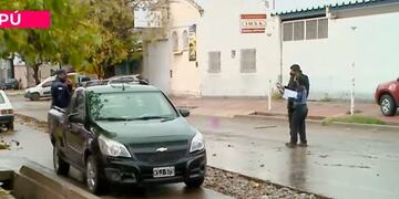 El lugar donde encontraron al bebé en Maipú.