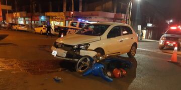 El menor de edad tiene 15 años y fue trasladado al hospital.