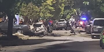 Siniestro. Ocurrió en Barrio General Bustos. (Javier Ferreyra/La Voz)