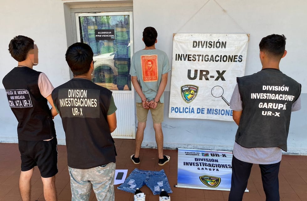 Cuatro personas detenidas tras operativos policiales en Posadas y Garupá