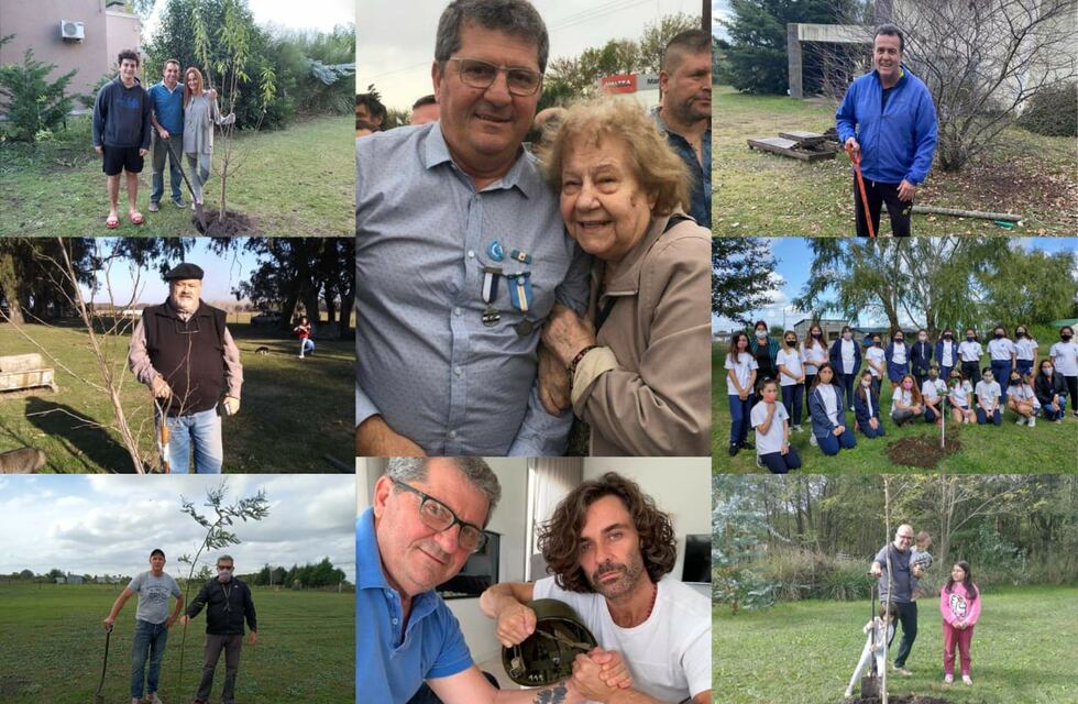 La historia del excombatiente que homenajea a los caídos en Malvinas plantando árboles