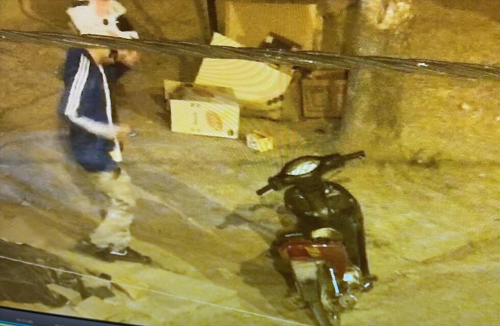 Gracias a las cámaras se recuperó una motocicleta robada