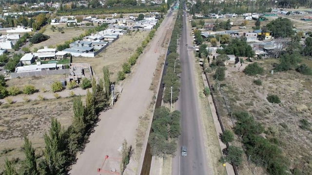 Tránsito normal en avenida Ortubia en San Rafael.